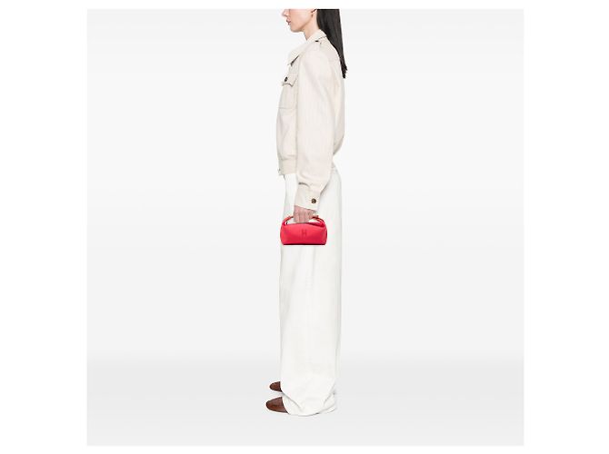 Hermès Pink Small Toile Bride A Brac Case Rose - vue 6