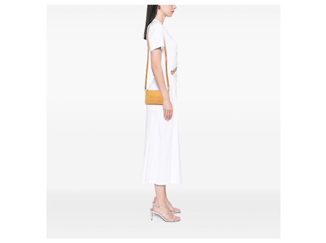 Louis Vuitton Yellow Monogram Vernis Pochette Lexington Giallo - vista 6
