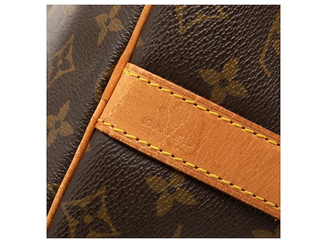 Louis Vuitton Brown Monogram Keepall Bandouliere 45 Marrone - vista 6