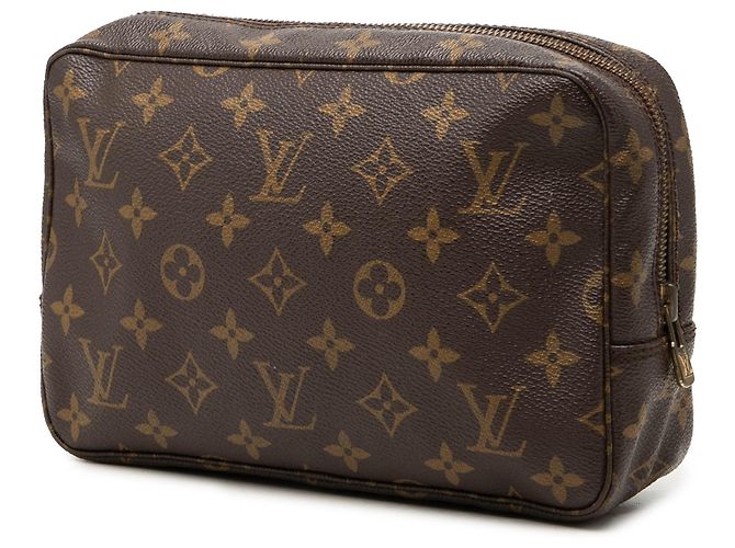 Louis Vuitton Brown Monogram Trousse Toilette 23 Castaño - vista 2