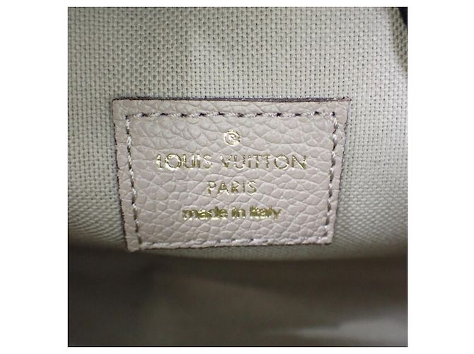 Pochette Félicie Louis Vuitton Brown Monogram Empreinte Pochette Felicie Marrone Taupe - vista 6