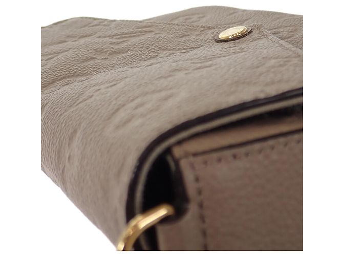 Pochette Félicie Louis Vuitton Brown Monogram Empreinte Pochette Felicie Marrone Taupe - vista 8