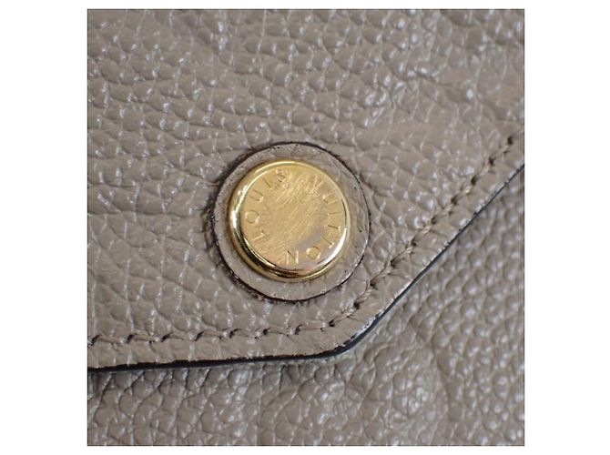 Pochette Félicie Louis Vuitton Brown Monogram Empreinte Pochette Felicie Marrone Taupe - vista 9