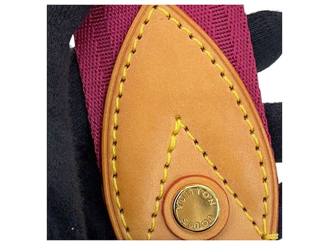 Louis Vuitton Pink Monogram Denim Sunshine Rosa - vista 13