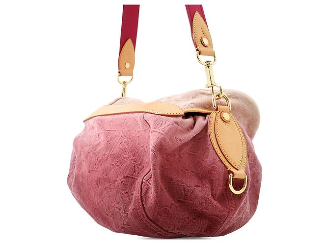 Louis Vuitton Pink Monogram Denim Sunshine Rosa - vista 2