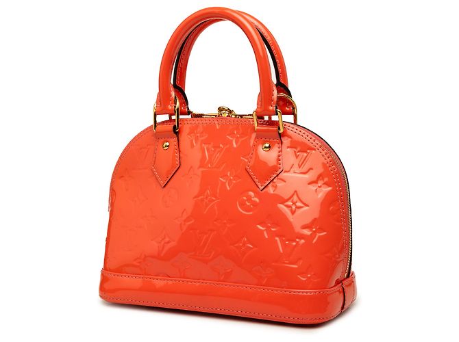 Louis Vuitton Orange Monogram Vernis Alma BB Naranja - vista 2
