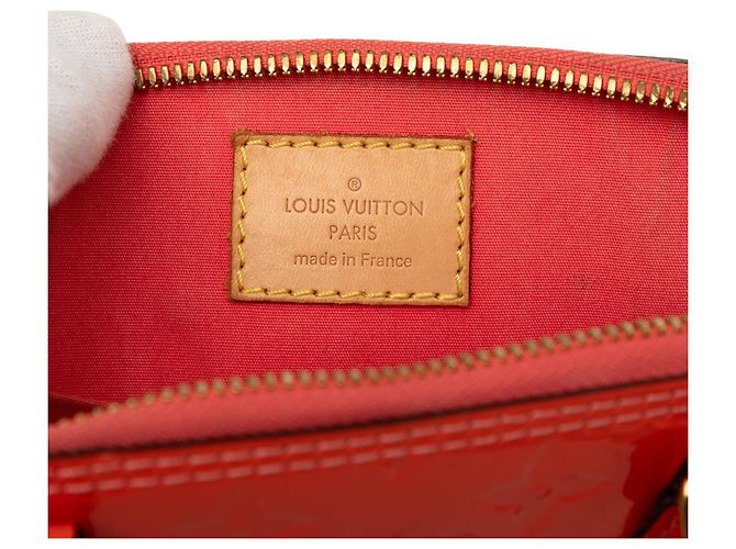 Louis Vuitton Orange Monogram Vernis Alma BB Naranja - vista 5