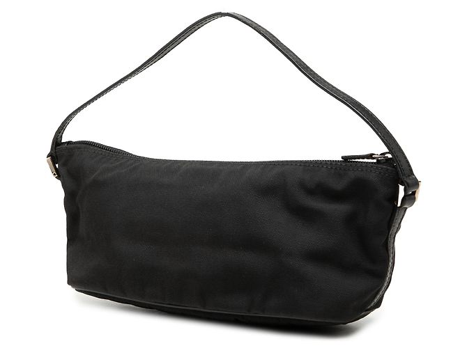 Gucci Black Nylon Boat Nero - vista 2
