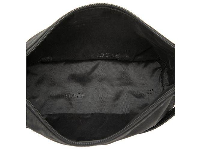 Gucci Black Nylon Boat Nero - vista 4