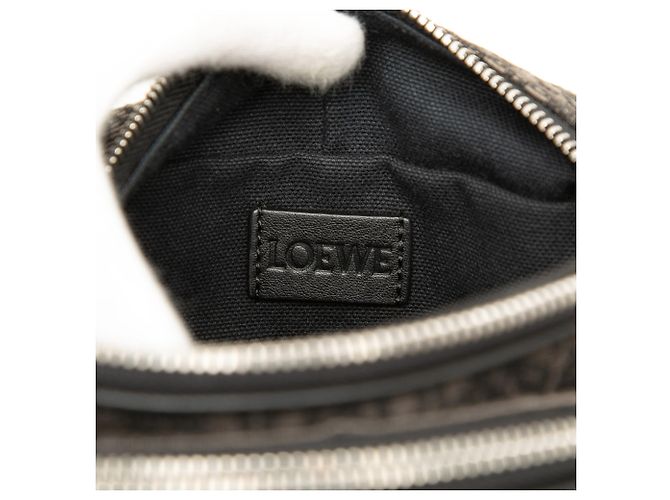 Bolsa Camera Mini Anagram Jacquard LOEWE Castanha - vista 5