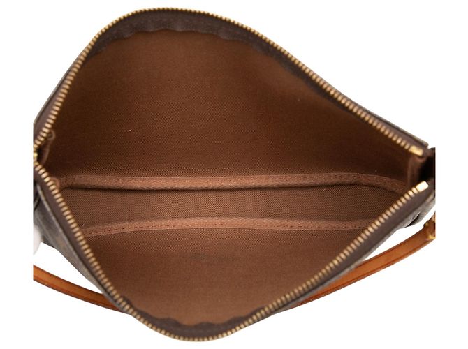 Louis Vuitton Brown Monogram Pochette Accessoires Marrone - vista 5
