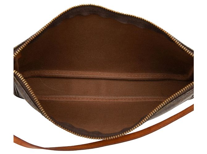 Louis Vuitton Brown Monogram Pochette Accessoires Marrone - vista 4