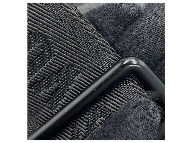 Portafoglio indossabile Louis Vuitton Black Monogram Shadow Gaston Nero - vista 12