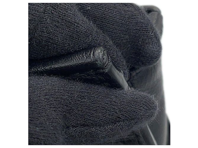 Portafoglio indossabile Louis Vuitton Black Monogram Shadow Gaston Nero - vista 13