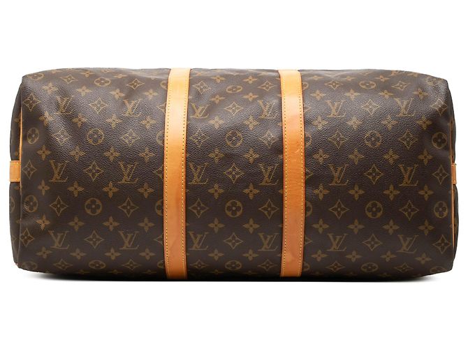 Louis Vuitton Brown Monogram Keepall Bandouliere 50 Braun - Ansicht 3