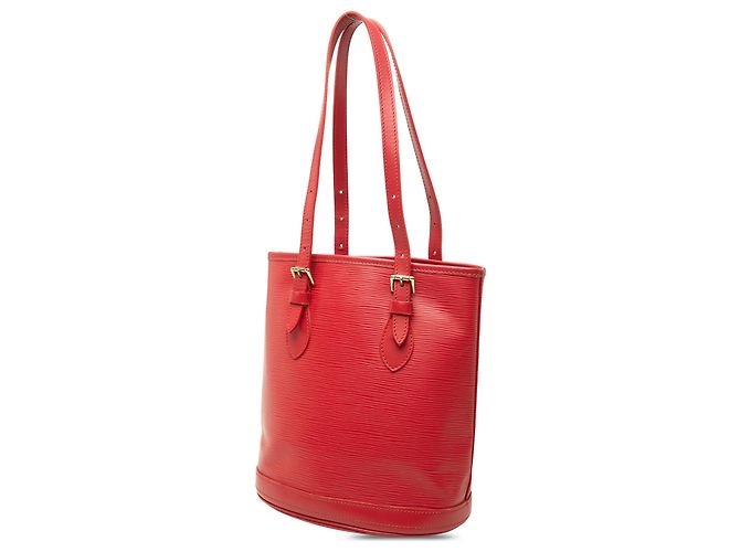 Louis Vuitton Red Epi Petit Bucket Rot - Ansicht 2