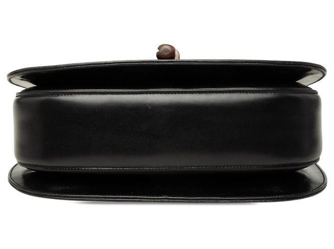 Gucci Black Calfskin Bamboo Night Nero - vista 3