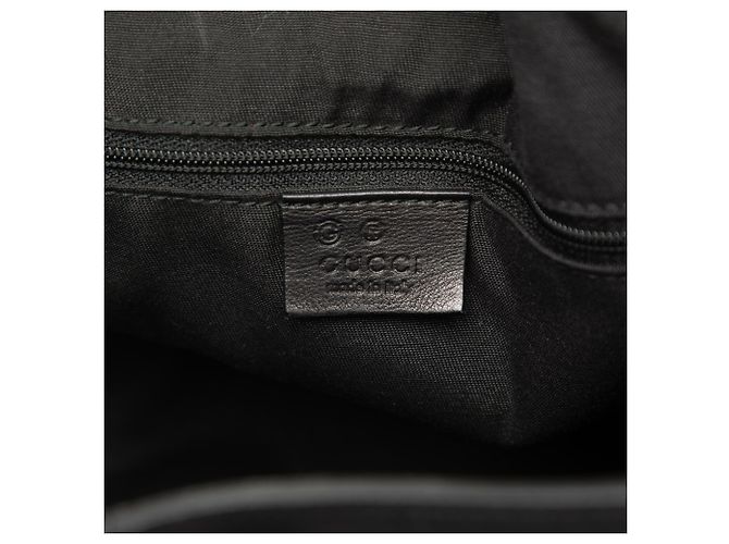 Borsa Tote Convertibile Abbey D Ring Gucci in pelle di vitello liscia nera Nero - vista 5