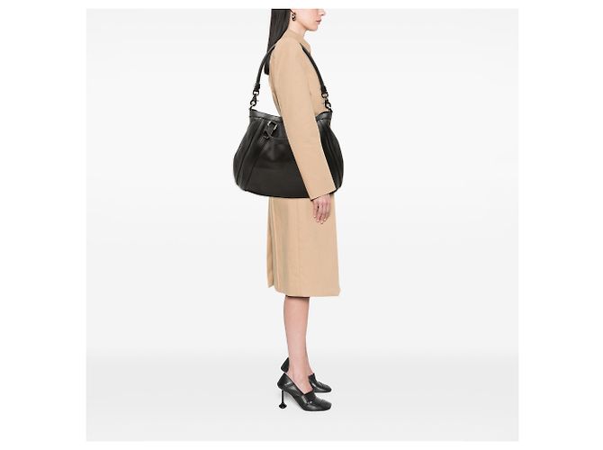 Borsa Tote Convertibile Abbey D Ring Gucci in pelle di vitello liscia nera Nero - vista 6