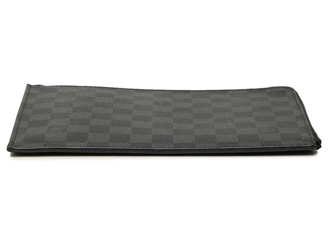 Louis Vuitton Black Damier Graphite Pochette Jour PM Negro - vista 3