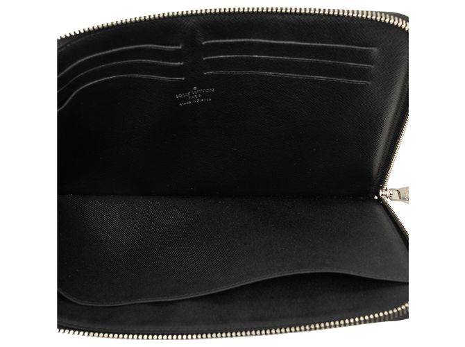Louis Vuitton Black Damier Graphite Pochette Jour PM Negro - vista 4