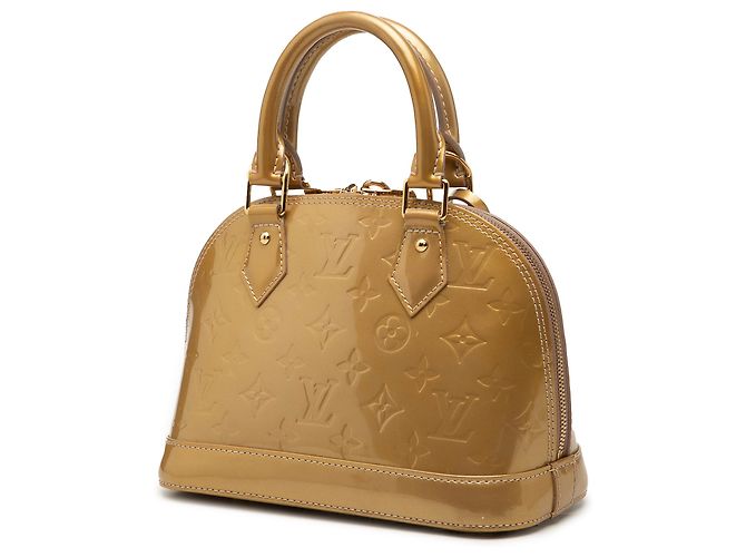 Louis Vuitton Gold Monogram Vernis Alma BB Dorado - vista 2