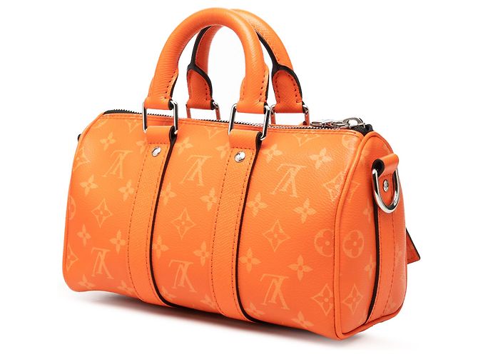 Louis Vuitton Orange Taigarama Keepall Bandouliere 25 Arancione - vista 2