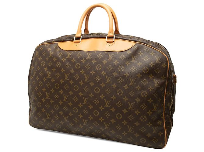 Louis Vuitton Brown Monogram Alize 24 Heures Marrom - vista 2