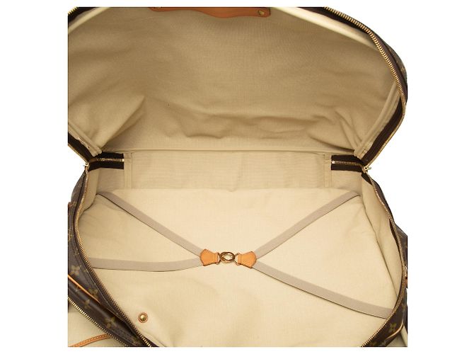 Louis Vuitton Brown Monogram Alize 24 Heures Marrom - vista 4