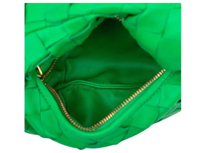 Bottega Veneta Green Candy Nappa Intrecciato Jodie - vista 4