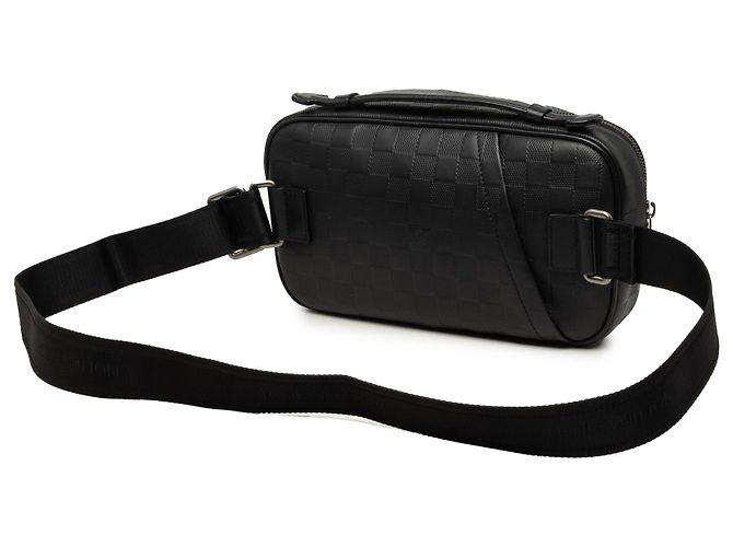 Louis Vuitton Black Damier Infini Ambler Nero - vista 2