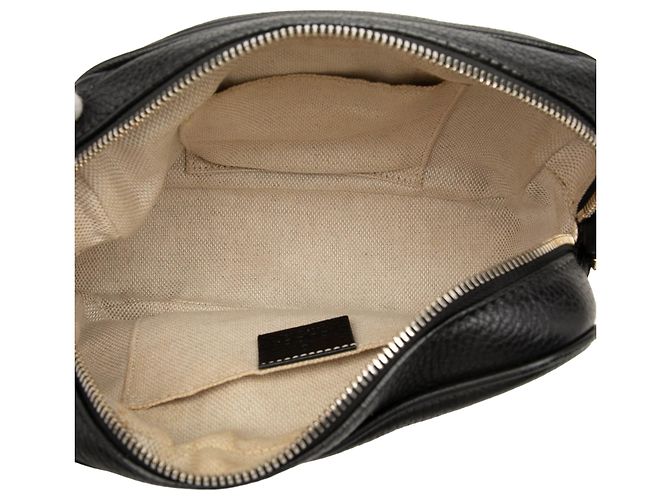 Gucci Soho Disco Crossbody in pelle di vitello nera Nero - vista 4