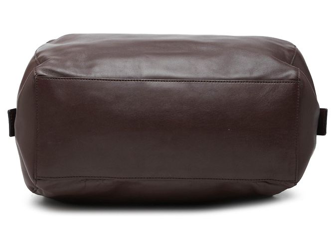 Trio Céline Borsa a tracolla Celine Triple Zip in pelle di agnello marrone Marrone scuro - vista 3