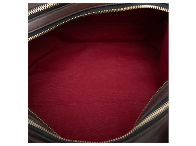 Trio Céline Borsa a tracolla Celine Triple Zip in pelle di agnello marrone Marrone scuro - vista 4