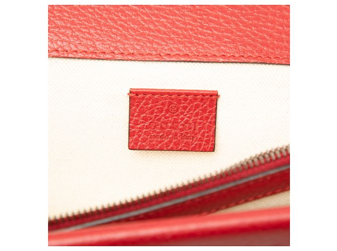 Borsa a tracolla Gucci Dionysus in pelle di vitello rossa Medium Rosso - vista 5