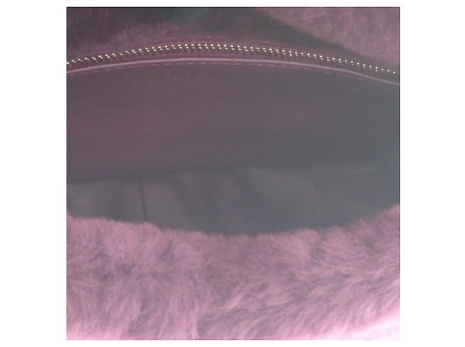 Chanel Purple Quilted Shearling Coconing Single Flap Porpora - vista 4