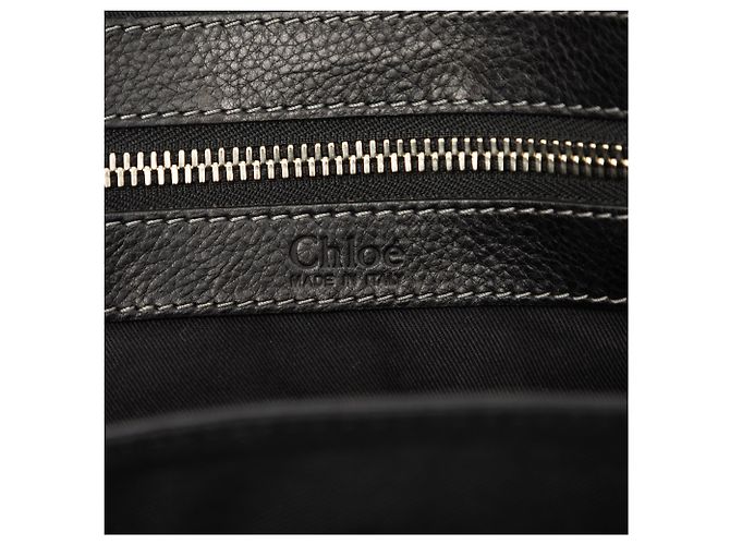 Borsa tote Chloé Paddington Capsule in pelle nera Nero - vista 5