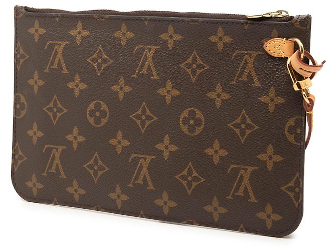 Bolso Louis Vuitton Brown Monogram Neverfull MM Castaño - vista 2
