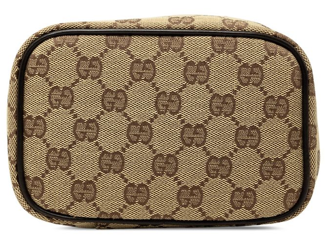 Gucci Vanity Bag aus beigem GG Canvas - Ansicht 3