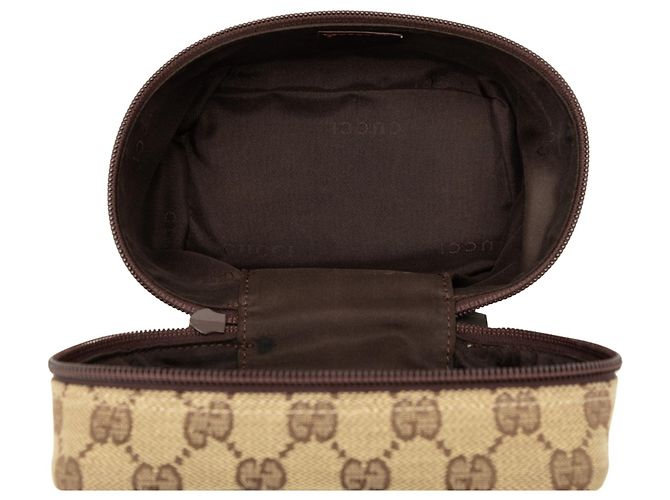 Gucci Vanity Bag aus beigem GG Canvas - Ansicht 4