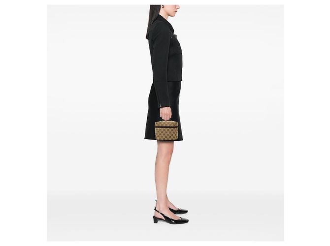 Gucci Vanity Bag aus beigem GG Canvas - Ansicht 6