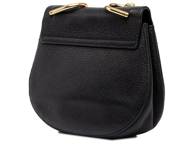 Chloé Mini Borsa a Tracolla Drew in Pelle Nera Nero - vista 2