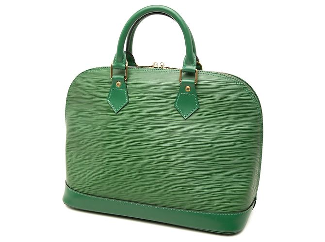 Louis Vuitton Green Epi Alma PM Grün - Ansicht 2