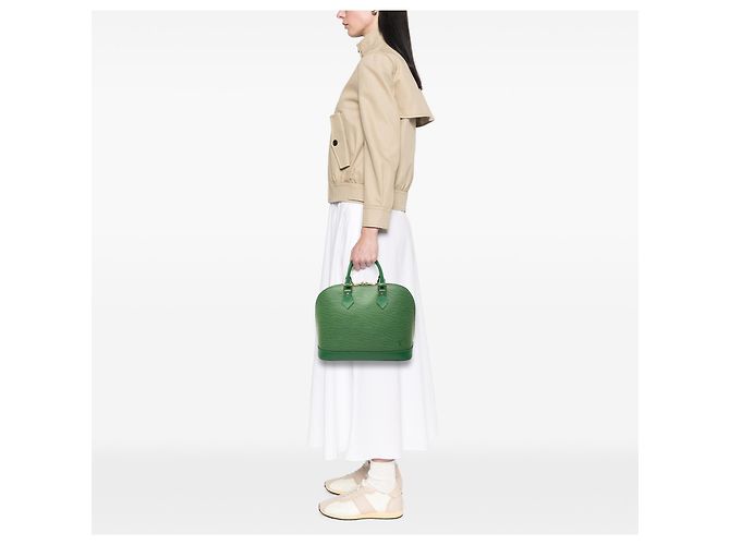 Louis Vuitton Green Epi Alma PM Grün - Ansicht 6