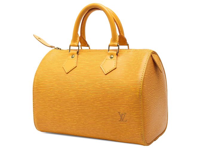 Louis Vuitton Yellow Epi Speedy 25 Giallo - vista 2