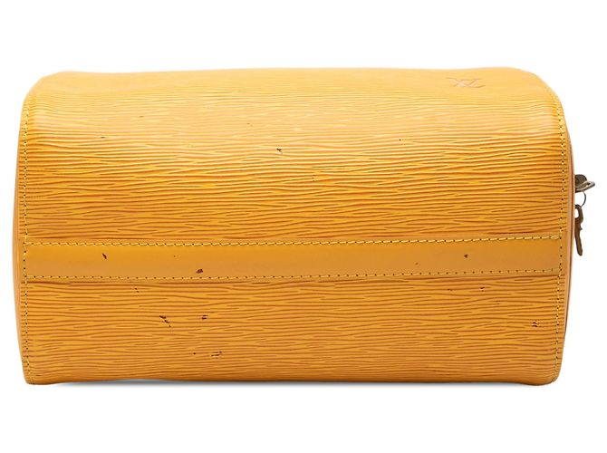 Louis Vuitton Yellow Epi Speedy 25 Giallo - vista 3