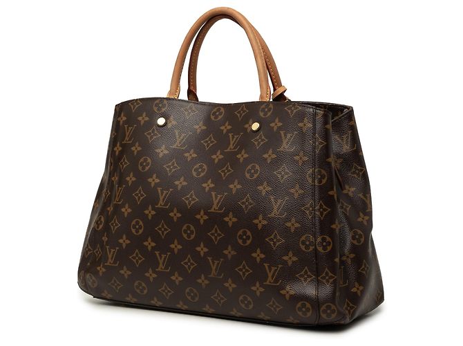 Louis Vuitton Brown Monogram Montaigne GM Marron - vue 2