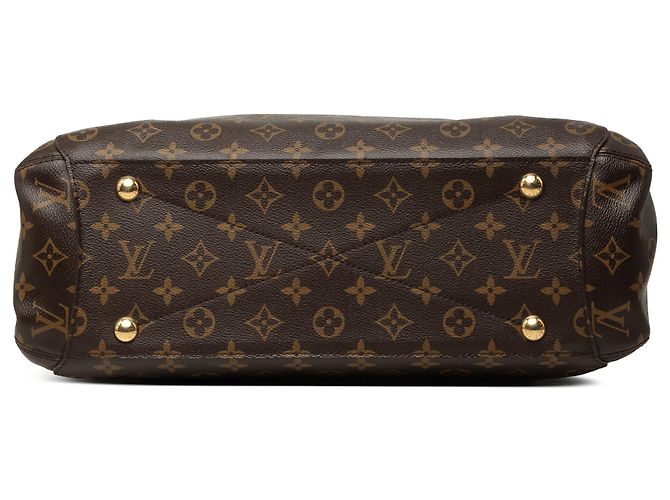 Louis Vuitton Brown Monogram Montaigne GM Marron - vue 3