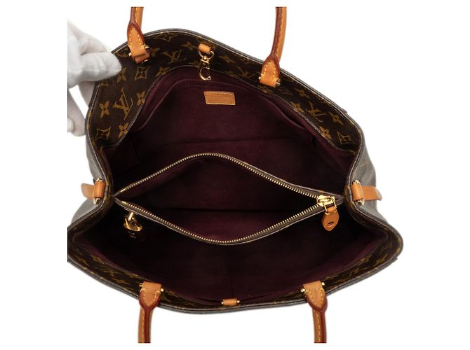 Louis Vuitton Brown Monogram Montaigne GM Marron - vue 4