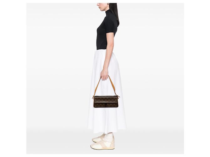 Louis Vuitton Brown Monogram Viva Cite MM Castaño - vista 7